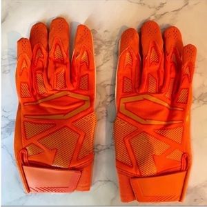 Brand New Rare Orange Rev Pro NFL CUTTERS Football Gloves Size Large